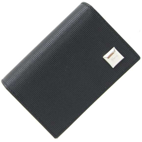 Gucci Black Case Leather Men Pass Business - Picture 1 of 4